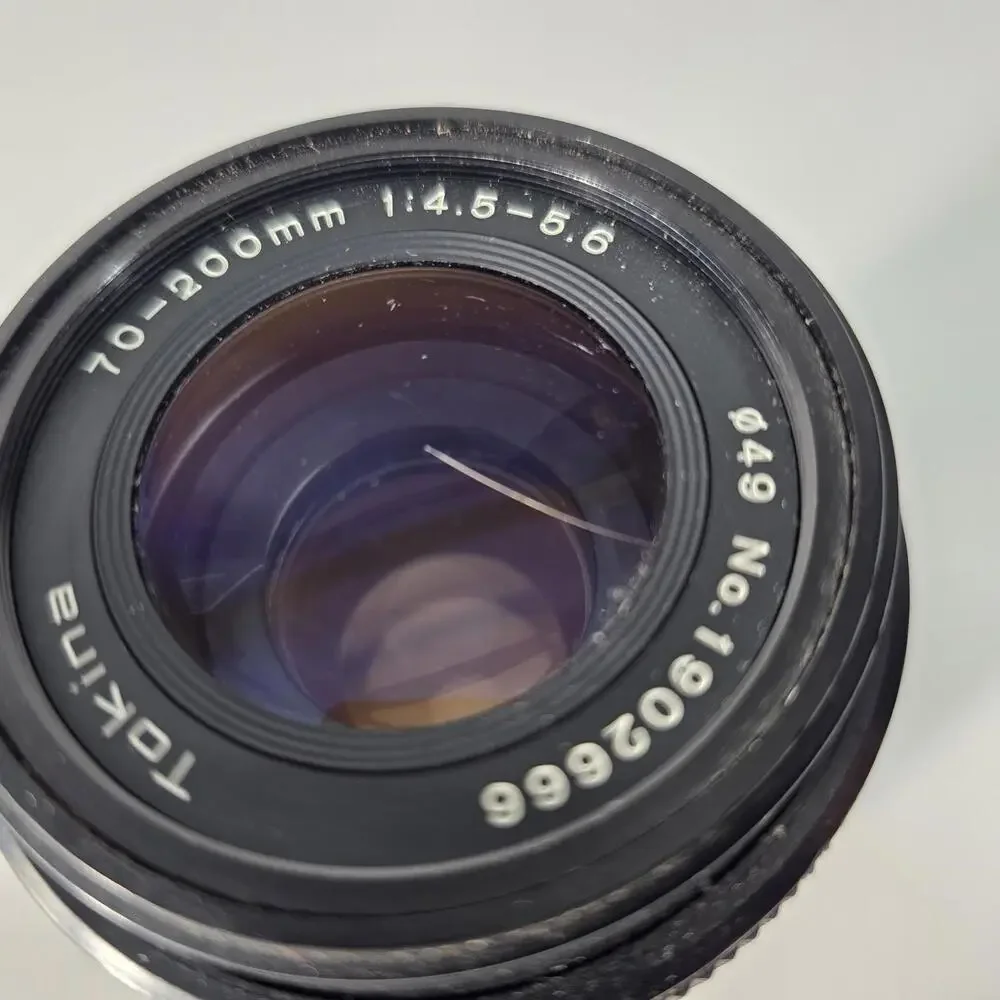 Tokina 70-200mm Camera Lens Macro 1:4.5-5.6 Minolta Mount - Read